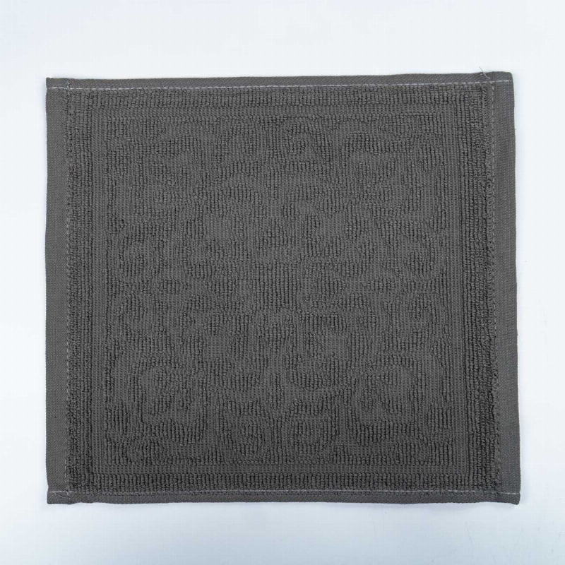 Рушник серветка кухонна жакардова GM Textile 25х25см 380 г/м2 (Попелястий)